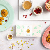 "Biskota" Cranberry cookies with pistachio
