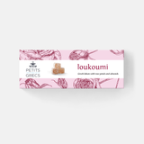 "loukoumi" - Greek lokum with rose petals & almonds