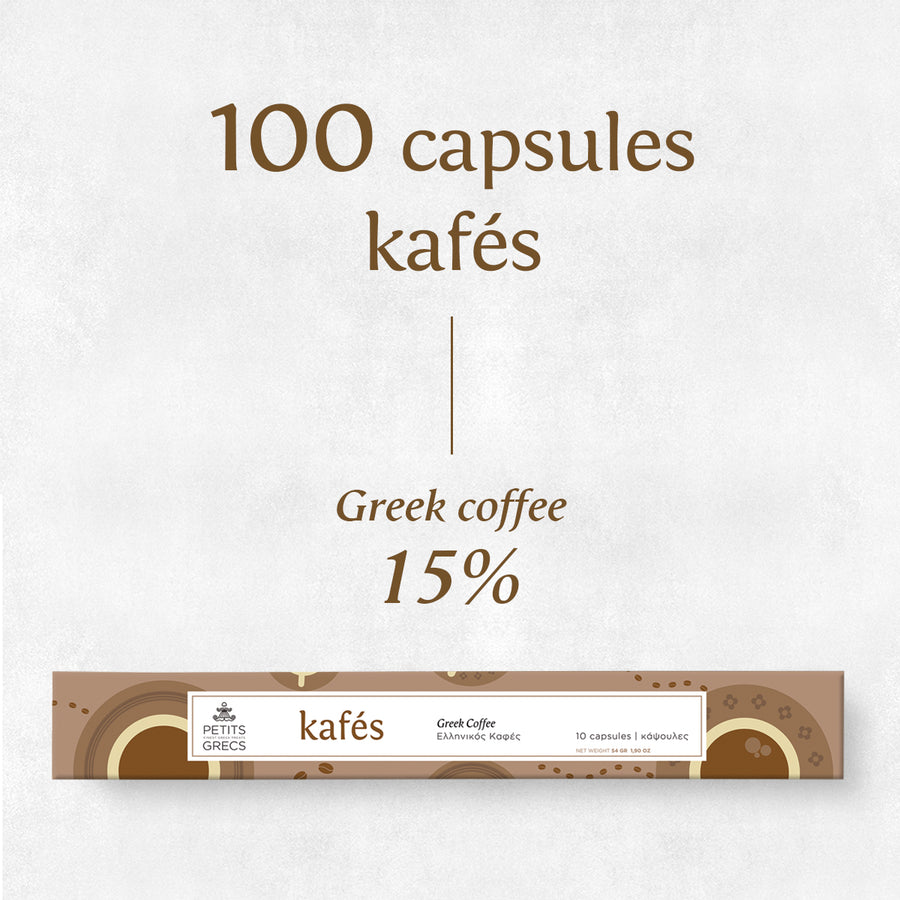 Offer 100 Greek Coffee Capsules