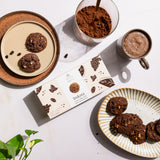 "Biskota" Black raisin cocoa cookies with almonds