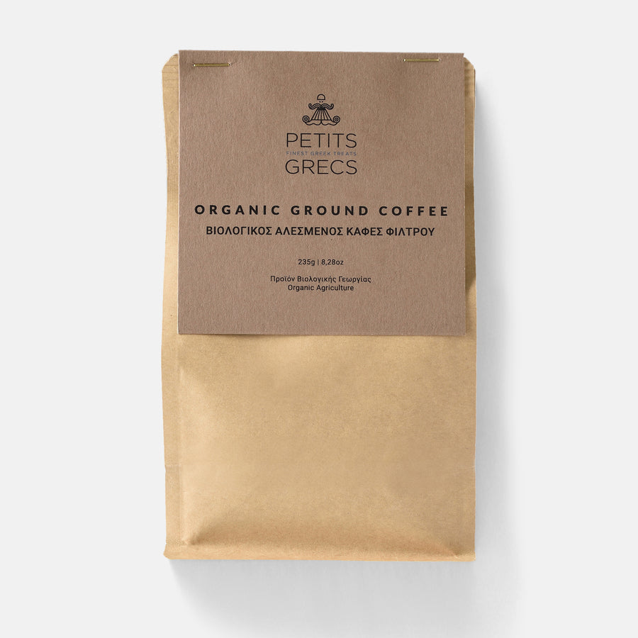 Organic ground coffee